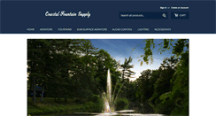 Desktop Screenshot of coastalfountainsupply.com